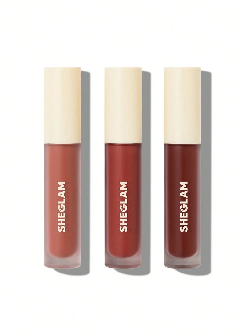 SHEGLAM Matte Allure Mini Liquid Lipstick Set Private Tour - Image 1