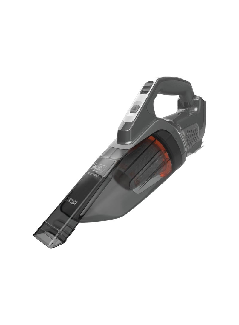BLACK+DECKER Cordless Dustbuster Hand Vacuum Removable Battery, 18V, Battery Not Included 45W BCHV001B-XE Grey 45 W BCHV001B-XE grey  - Image 1