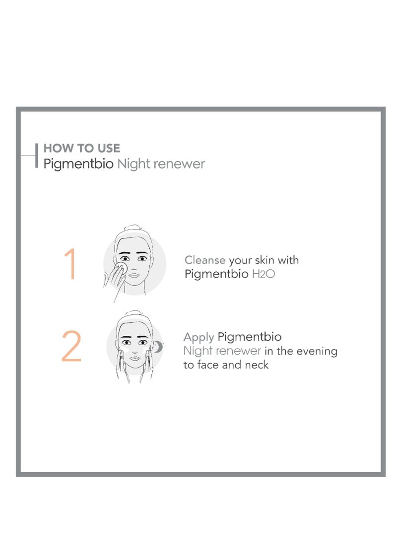 Set Of 2 Pigmentbio Night Renewer Mix With Daily Care Spf50+ 50ml