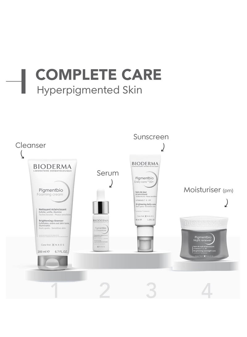 Set Of 2 Pigmentbio Night Renewer Mix With Daily Care Spf50+ 50ml