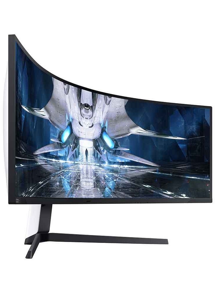 Samsung - SAMSUNG LS49AG950NMXZN Odyssey Neo G9 49 Inch Gaming Monitor 5120×1440 240Hz VA 1ms GTG 125 sRGB G-Sync Compatible – HDMI Version 2.1 BLACK - Image 1