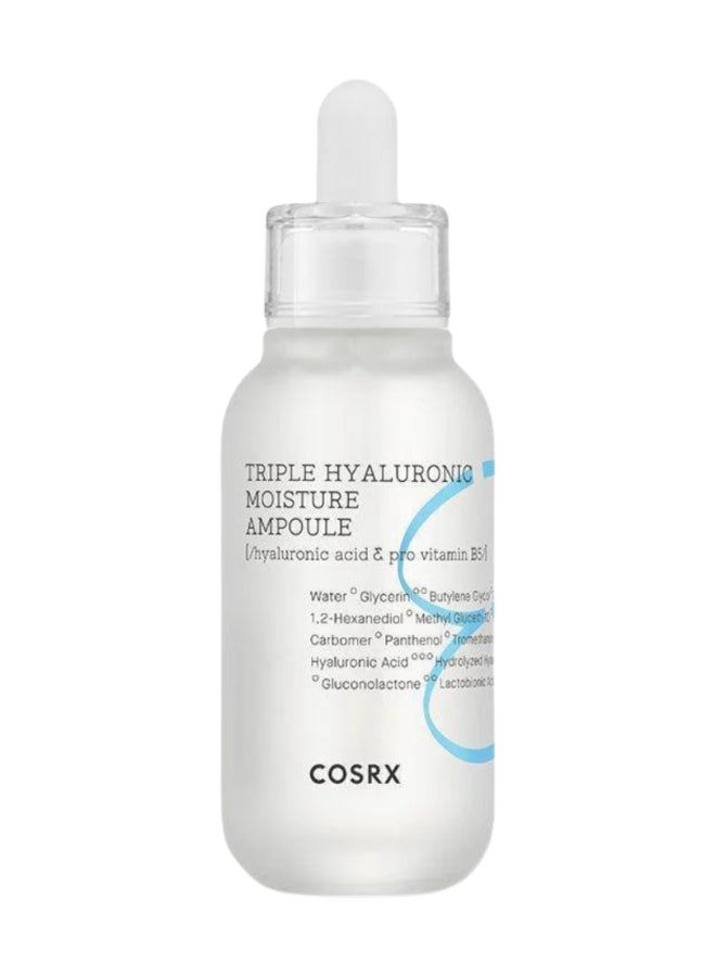 Cosrx - Hydrium Triple Hyaluronic Moisture Ampoule - Intensive Hydration Infusion with Triple Hyaluronic Acid for Plump, Radiant Skin 40ml - Image 1