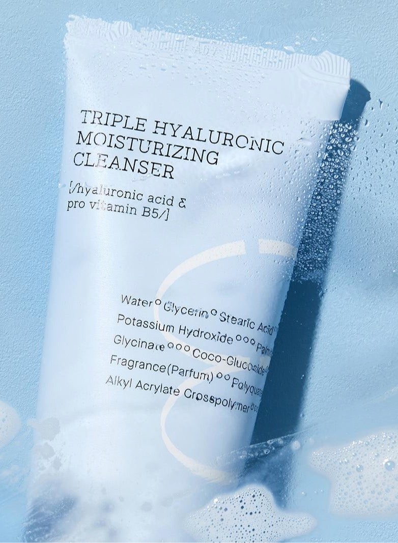COSRX Hydrium Triple Hyaluronic Moisturizing Cleanser - Ultra-Hydrating Formula with Triple Hyaluronic Acid for Deep Moisture Infusion and Gentle, Nourishing Cleansing - Suitable for All Skin Types 150ml - Image 2