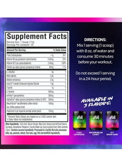 ماسل تيك Muscletech EUPHORiQ Pre-Workout 342g Watermelon Candy 20 Serving  - Image 3