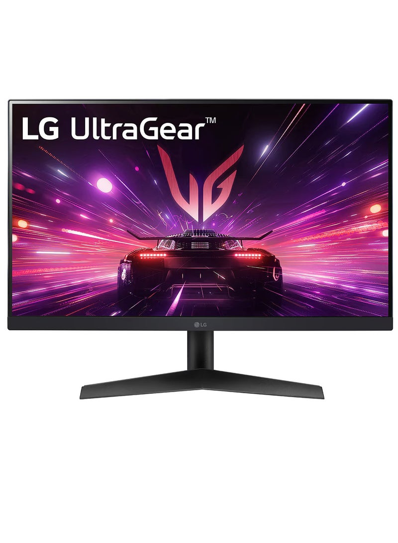 LG 24" Inch UltraGear™ Gaming Monitor (1920x1080) FHD, IPS Panel Technology, x2 HDMI with Response Time Upto 1ms (GTG), Refrsh Rate 180Hz & Nvidia G-Sync - 24GS60F-B | Black - Image 1