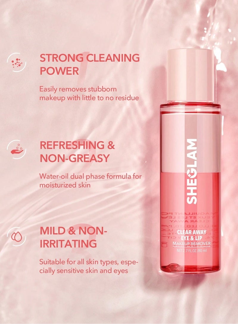 SHEGLAM Clear Away Eye & Lip Makeup Remover - Image 3