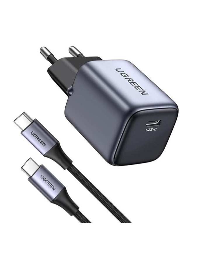 Ugreen - Nexode 30W USB-C PD GaN Fast Charger EU - Space Gray - Image 1