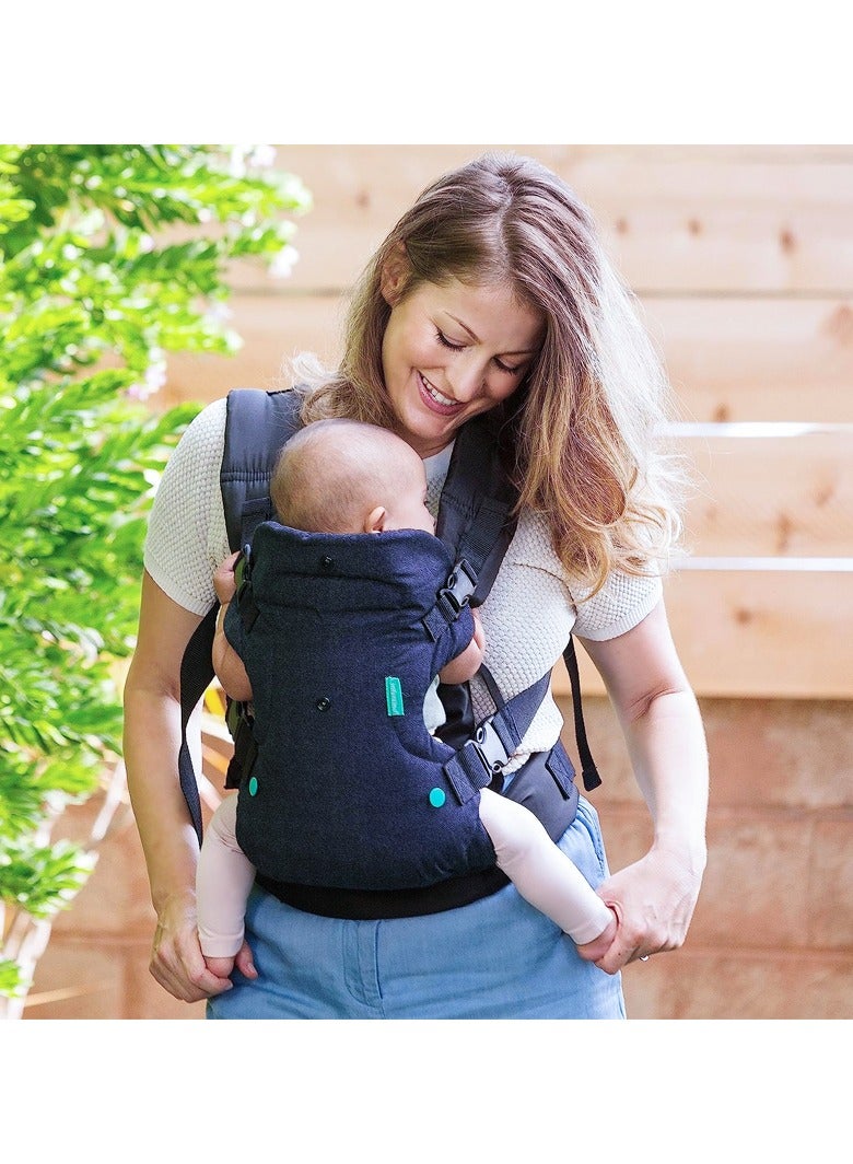 Flip Advanced 4-In-1 Carrier - Ergonomic, Convertible, Face-In And Face-Out Front And Back Carry For Newborns And Older Babies 8-32 Lbs, Green/Grey - pnsku/N70084539V/45/_/1717997451/b9f6029b-e595-4d08-bb83-bbbff175f232