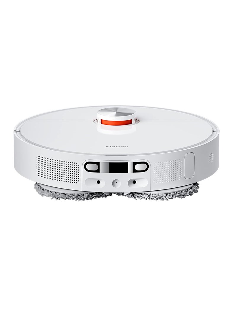Xiaomi - Robot Vacuum+X10 With Smart All-in-One Cleaning Station Recognize Advanced Barriers AI 3D Powerful Suction 4000 Pascal, High Speed Rotation 3 White Water Volume Settings 2500 mW ‎B101GL White - Image 1