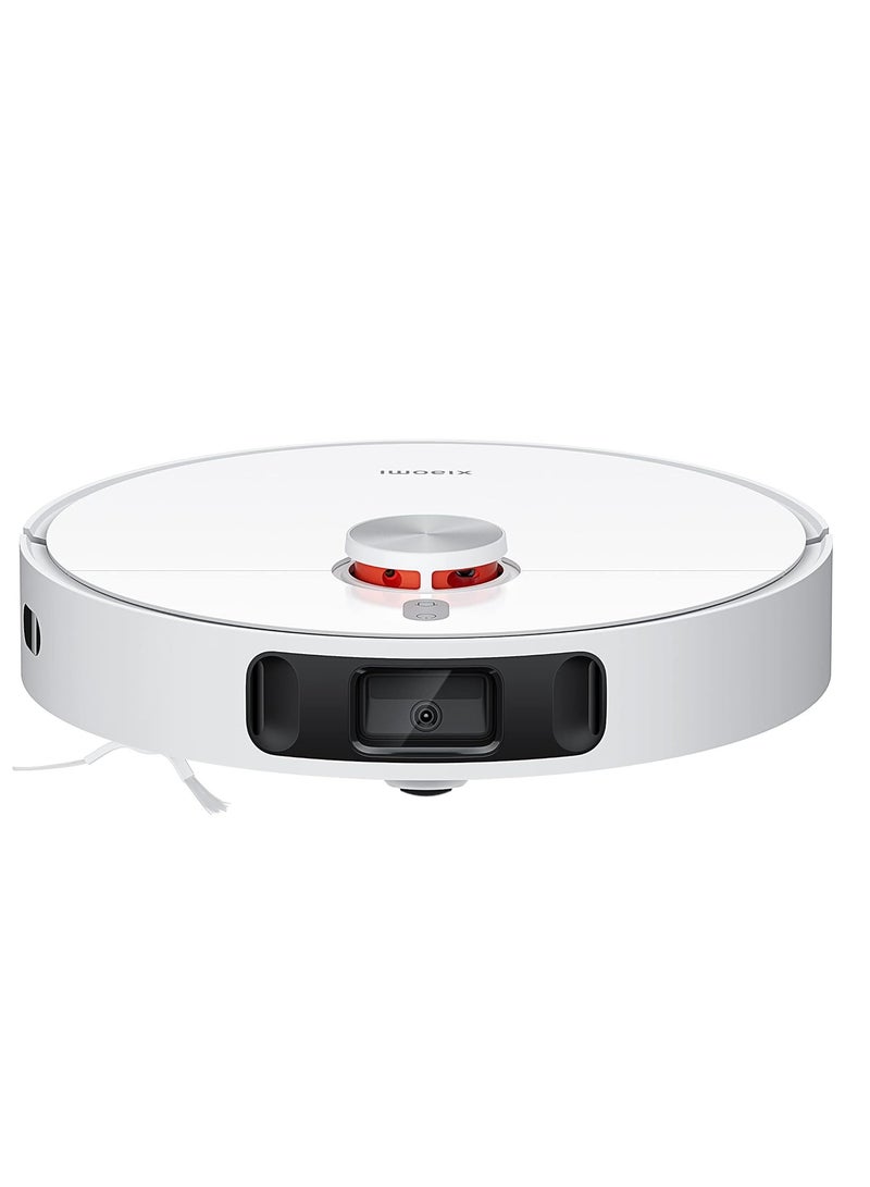 Xiaomi - Robot Vacuum+X10 With Smart All-in-One Cleaning Station Recognize Advanced Barriers AI 3D Powerful Suction 4000 Pascal, High Speed Rotation 3 White Water Volume Settings 2500 mW ‎B101GL White - Image 1