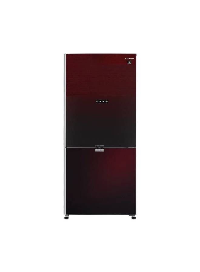 Fridge Inverter Digital Bottom Freezer 558 Liter Red SJ-GV73J-RD SJ-GV73J-RD Red
