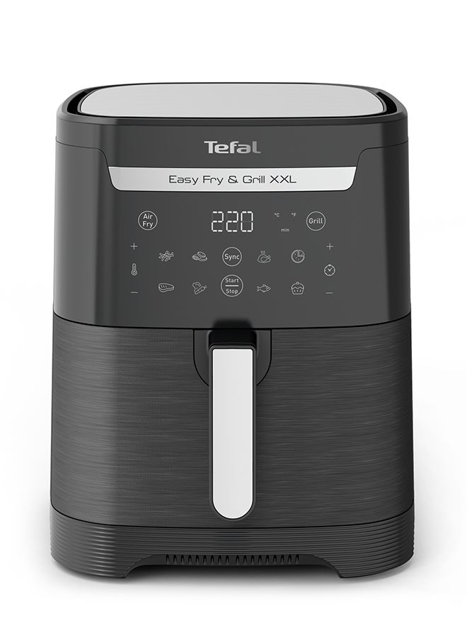 تيفال TEFAL Easy Fry & Grill | 2-in-1 Air fryer and Grill | XXL Capacity | Flexcook Divider for Dual Cooking | Perfect Searing | Crisp Results | Healthy Cooking | 8 Automatic Programs 6.5 L 1800 W EY801827 Black  - Image 4