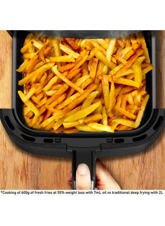 TEFAL Easy Fry & Grill | 2-in-1 Air fryer and Grill | XXL Capacity | Flexcook Divider for Dual Cooking | Perfect Searing | Crisp Results | Healthy Cooking | 8 Automatic Programs 6.5 L 1800 W EY801827 Black