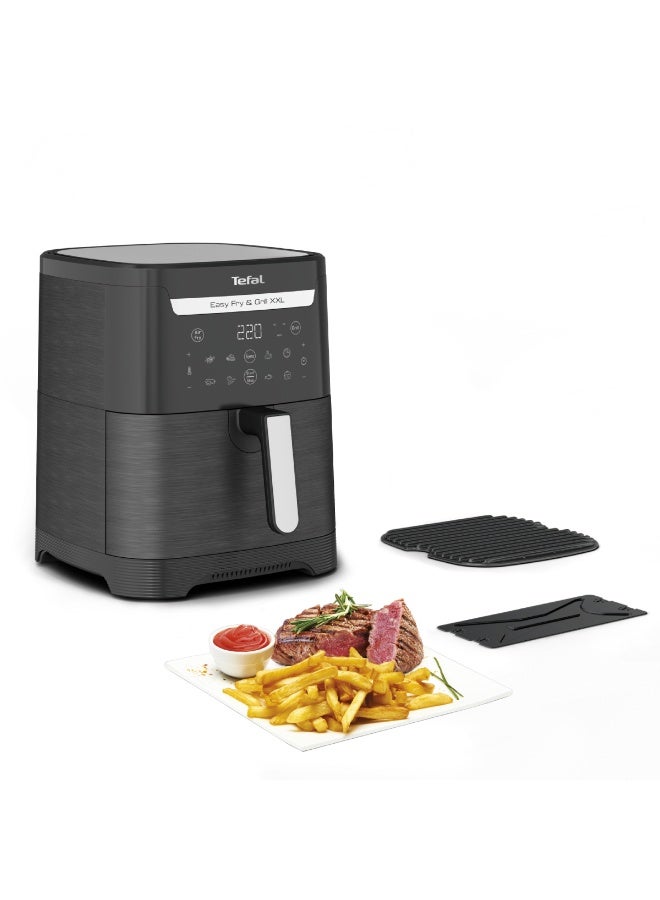 تيفال إيزي فراي وشواية | قلاية هوائية وشواية 2 في 1 | سعة XXL | فاصل فليكس كوك للطهي المزدوج | تحمير مثالي | نتائج مقرمشة | طهي صحي | 8 برامج تلقائية - Image 2