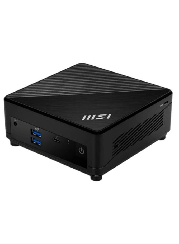 MSI - MINI DESKTOP Cubi 5 12M With Core i7-1255U Processor/16GB RAM/512GB SSD/Intel Iris XE Graphics/DOS(Without Windows) Black - Image 1