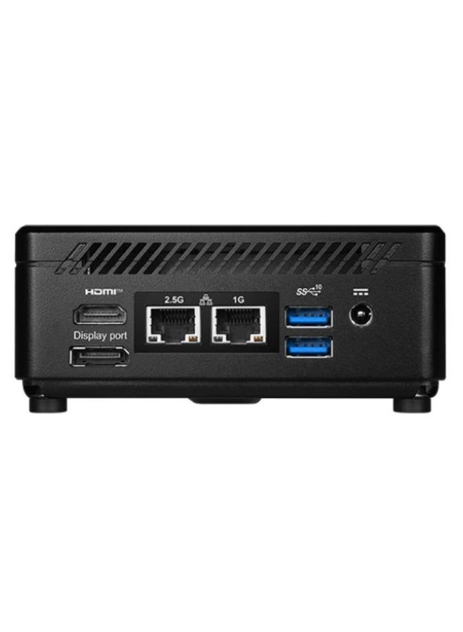 MSI - MINI DESKTOP Cubi 5 12M With Core i7-1255U Processor/16GB RAM/512GB SSD/Intel Iris XE Graphics/DOS(Without Windows) Black - Image 1
