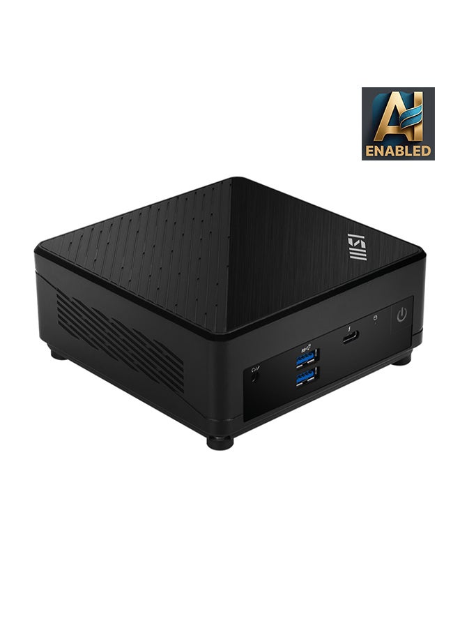 MSI - MINI DESKTOP Cubi 5 12M With Core i7-1255U Processor/16GB RAM/512GB SSD/Intel Iris XE Graphics/DOS(Without Windows) Black - Image 1