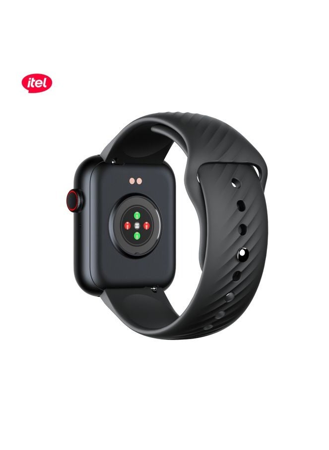 ITEL Sones Smart Watch with Bluetooth Calling , 1.83'' Screen Size and 30 Days stand by Battery - Native Storm Black  - Image 3