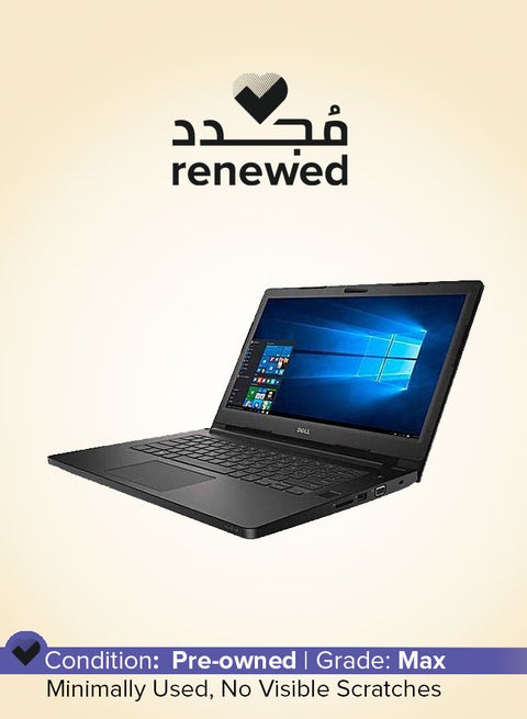 Renewed - Latitude 5480 Laptop With 14-Inch Display,Intel Core i5 Processor/Dual Core/6th Gen/8GB RAM/256GB SSD/Intel HD Graphics 620 English Black