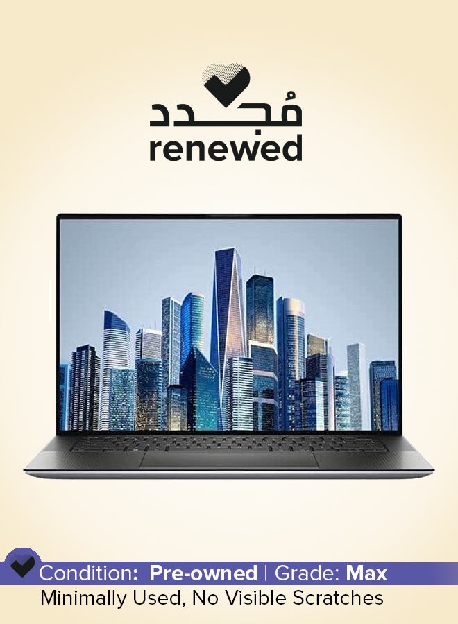 DELL - Renewed - Precision 5550 Laptop With 15.6-Inch 4K UHD Touchscreen Display,Core i7 10850H/Quad Core/10th Gen/32GB RAM/1TB SSD/Nvidia Quadro T1000 GPU 4GB Dedicated Graphics/Windows 10 Pro English Gray SIlver - Image 1