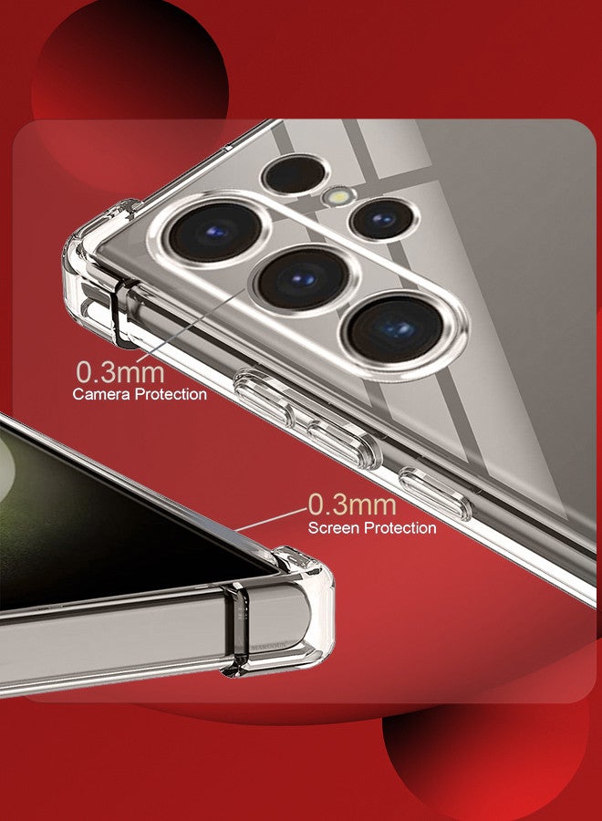 مارجون جراب هاتف Samsung Galaxy S24 Ultra Gorilla Case المرن المقاوم للصدمات مصنوع من مادة TPU الشفافة وغطاء حماية شفاف رفيع للغاية - Image 5