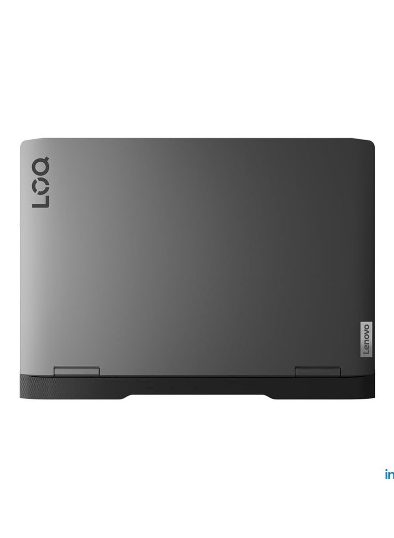 Lenovo LOQ 15IRH8 ( Core i5-12450H, 8G Ram DDR5-4800, 512GB NVMe, VGA Nvidia 6G RTX3050, 15.6FHD White Backlit- 144Hz + Lenovo LOQ M100 RGB Mouse) English/Arabic Storm Grey  - Image 3