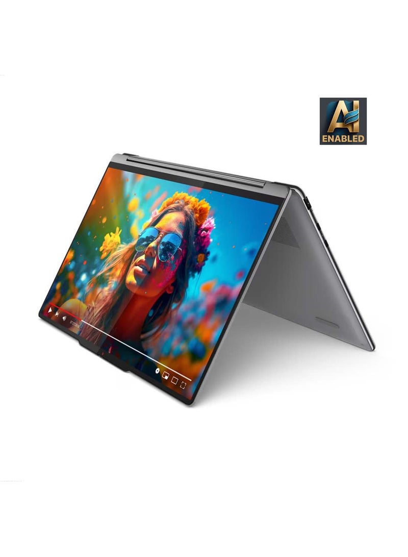 Lenovo Yoga 9 Laptop With 14-Inch Display, Ultra 7-155H Processor/16GB RAM/1TB SSD/Intel UHD Graphics/Windows 11 English/Arabic Luna Grey  - Image 1
