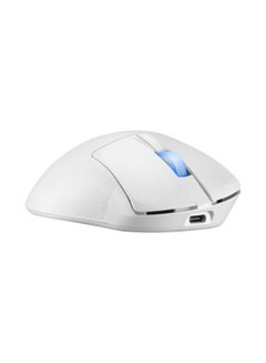 أسوس ماوس الألعاب اللاسلكي ROG Keris II Ace، خفيف الوزن 54 جرامًا، مستشعر بصري AimPoint Pro 42K، مفاتيح بصرية دقيقة، SpeedNova Wireless، ROG Polling Rate Booster، ألعاب الرياضات الإلكترونية وFPS، أبيض  - Image 4