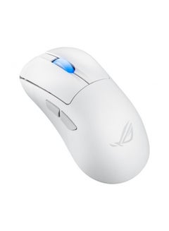 أسوس ماوس الألعاب اللاسلكي ROG Keris II Ace، خفيف الوزن 54 جرامًا، مستشعر بصري AimPoint Pro 42K، مفاتيح بصرية دقيقة، SpeedNova Wireless، ROG Polling Rate Booster، ألعاب الرياضات الإلكترونية وFPS، أبيض  - Image 2