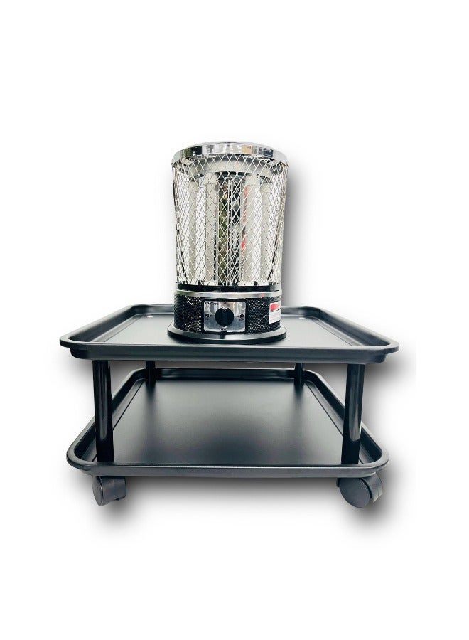 gvc pro - Electric Heater With Movable Stand 2000 W GVCHT-1502S Black - Image 1