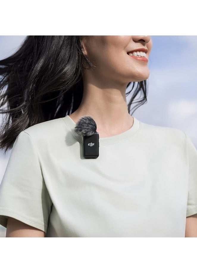 dji - Mic (2 TX + 1 RX Charging Case), Wireless Lavalier Microphone, 250m (820 ft.) Range, 15-Hour Battery AST01 Black - Image 1