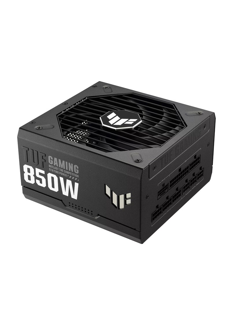 ASUS TUF Gaming 850W ATX Power Supply Unit, 80 Plus Gold Certification, Fully Modular, 135mm Fan, Dual Ball Fan Bearings, Axial-tech Fan Design, Military-grade | 90YE00S2-B0NA00 Black  - Image 1