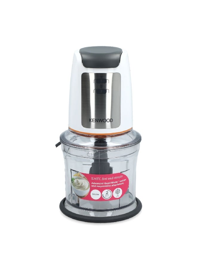 كينوود قطاعة صغيرة سهلة مع شفرات رباعية بسعة 0.5 لتر 500 W OWCHP61.200WH - Image 1