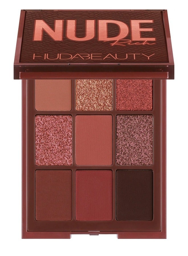 HUDA BEAUTY - Nude Obsessions Eyeshadow Palette Nude Rich Obsessions 100G - Image 1