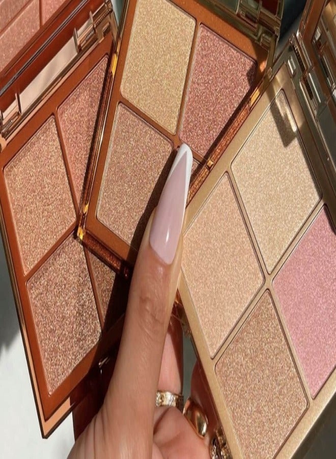 HUDA BEAUTY - Glow Obsessions - Highlighter Palette Light Glow Light Glow - Image 1