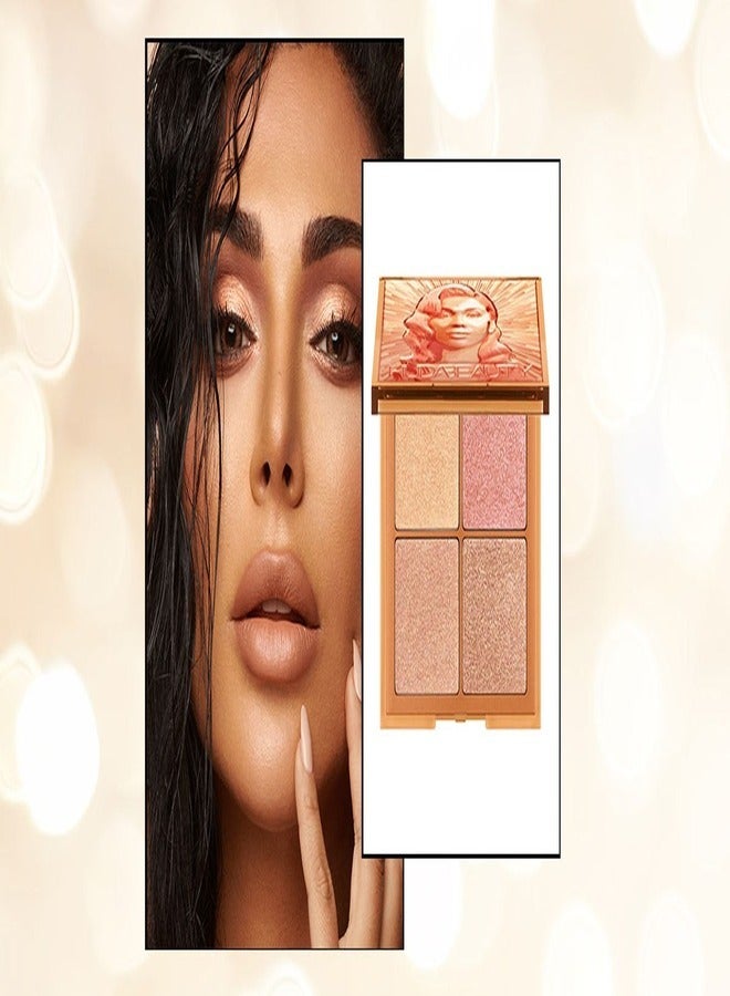 HUDA BEAUTY - Glow Obsessions - Highlighter Palette Light Glow Light Glow - Image 1