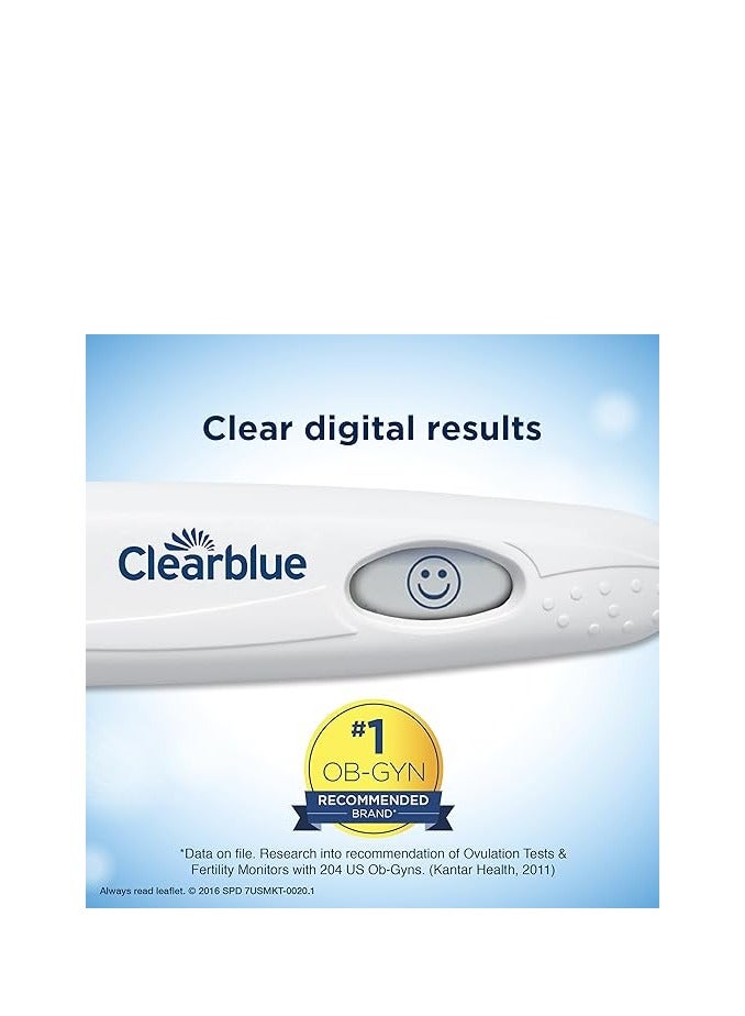Clearblue - Digital Ovulation Predictor Kit, featuring Ovulation Test With Digital Results, 10 Digital Ovulation Tests - Image 1