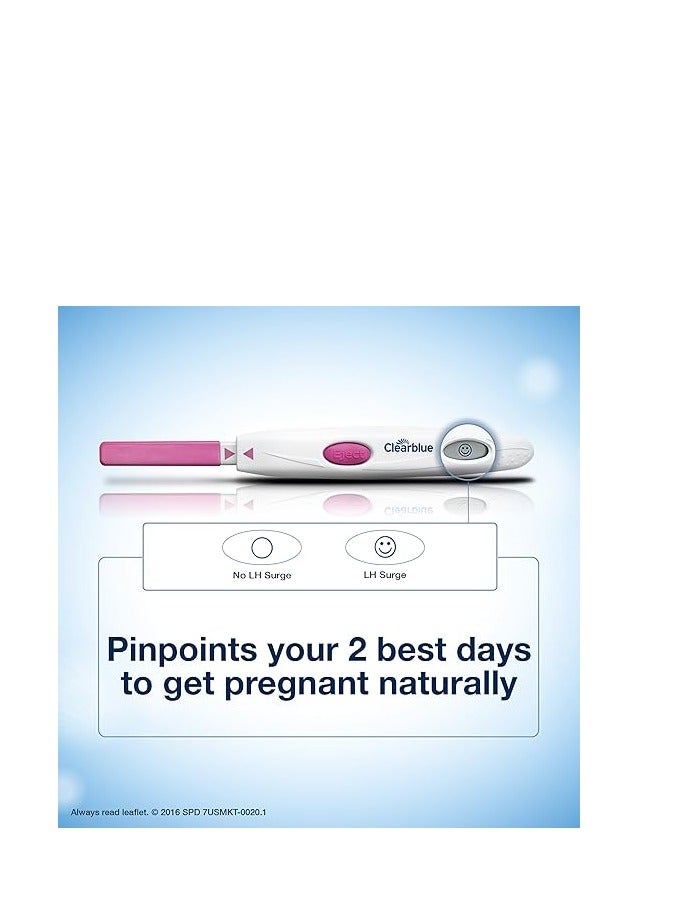 Clearblue - Digital Ovulation Predictor Kit, featuring Ovulation Test With Digital Results, 10 Digital Ovulation Tests - Image 1