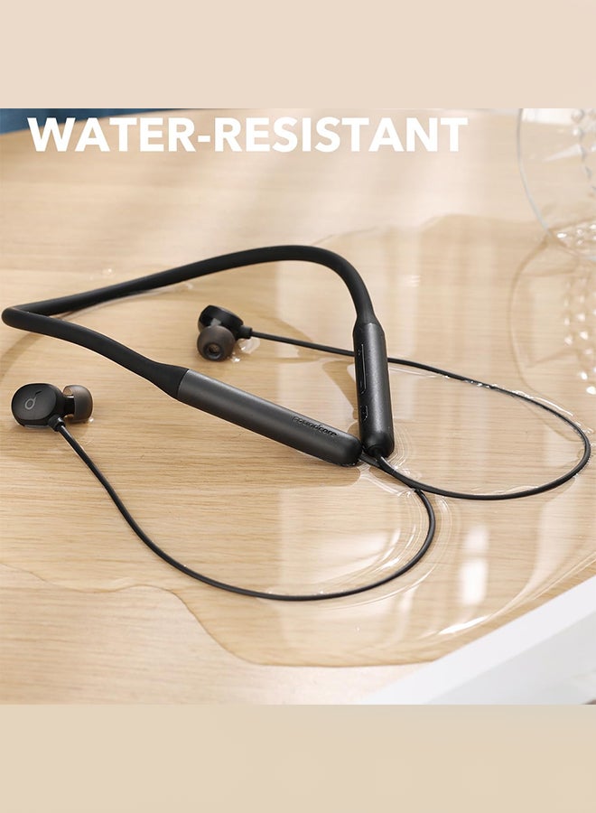 MARGOUN - Soundcore Life U2i Wireless Neckband Headphones USB-C Fast Charging Foldable & Lightweight Build Waterproof Headphones Black - Image 1