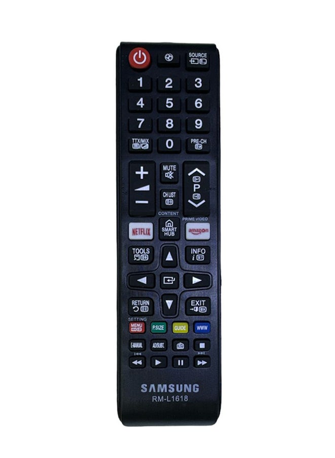 HCE Universal Remote Control – Compatible with Samsung LCD/LED/UHD/QLED TVs, with Dedicated Buttons for Netflix, Prime Video, and Rakuten TV