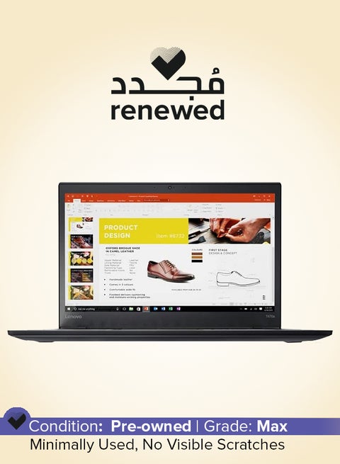 Renewed - ThinkPad T490 Laptop With 14-Inch Display,Intel Core i5/Quad Core/8th Gen/16GB RAM/256GB SSD/Windows 10 Pro English Black