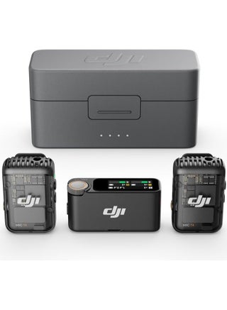 Mic 2 (2 TX + 1 RX + Charging Case), All-In-One Wireless Microphone, Intelligent Noise Cancelling, 32-Bit Float Internal Recording, 250M (820 Ft.) Range, Microphone For iPhone, Android, Camera Mic 2 Black - pnsku/N70084745V/45/_/1718094664/746c5f23-6112-483f-8138-6e7ea4eabd86