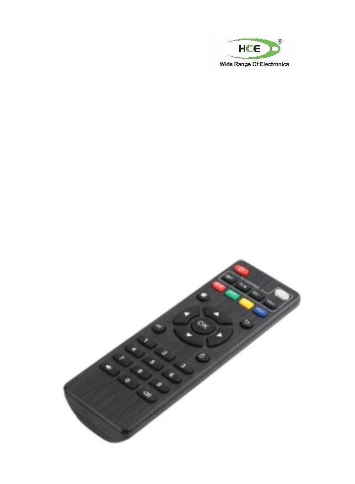 HCE Remote Control For Android TV Box MXQ/M8N Black