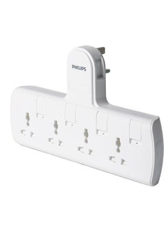 Philips Philips 13A Adapter with Individual Switch With 4 Sockets  - Image 1