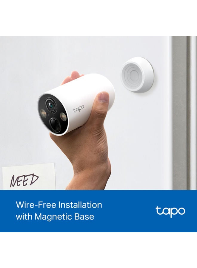 Tapo C425 Outdoor Security Battery Camera, 2K, Magnetic Mount Wireless Camera, SD/Cloud Storage, Person/Vehicle Detection - pnsku/N70084764V/45/_/1718096464/e01ec05b-a69d-425f-90c1-4dfb6956a9c2