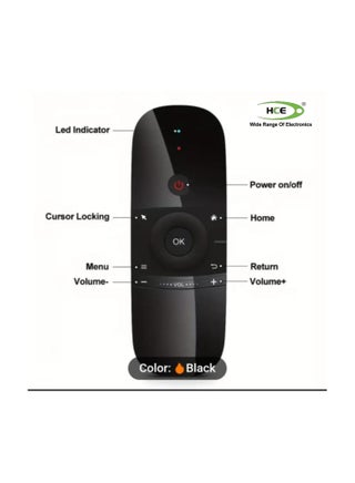 W1 Air Mouse 2.4G Wireless Remote Control Keyboard IR Remote Learning 6 Axis Motion Sensor For Android Set Top Box, Smart TV, Projector And Computer - pnsku/N70084774V/45/_/1718101901/08981c96-aeff-4b1d-ab84-1b64931a02cd