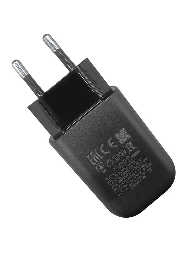 MARGOUN USB Type C Charger 2 Pins Wall Charger for iPhone and Android Devices Adapter with 1m Cable Black - Image 2