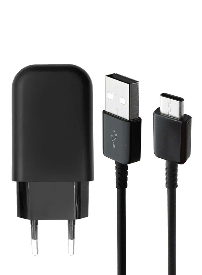 MARGOUN USB Type C Charger 2 Pins Wall Charger for iPhone and Android Devices Adapter with 1m Cable Black - Image 4