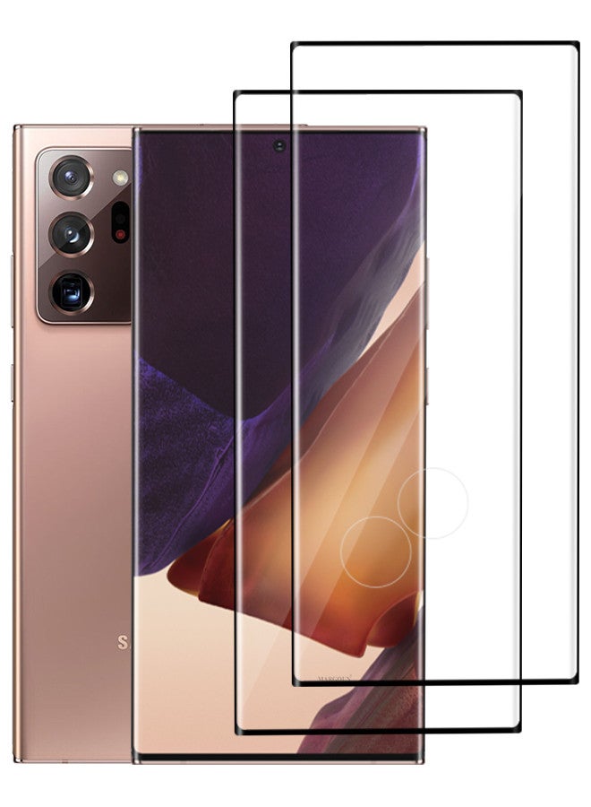 MARGOUN 2 Pack for Samsung Galaxy Note20 Ultra 5G Tempered Glass Screen Protector Anti-Scratch Case Friendly HD Clear Protective Film Clear - Image 1