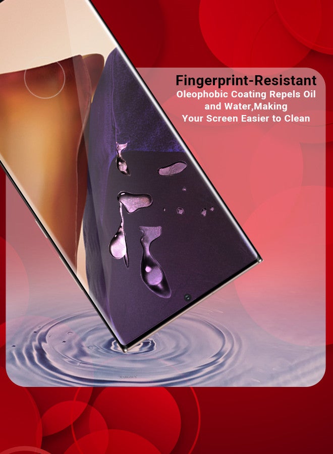 MARGOUN 2 Pack for Samsung Galaxy Note20 Ultra 5G Tempered Glass Screen Protector Anti-Scratch Case Friendly HD Clear Protective Film Clear - Image 3